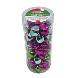 Creatology 18mm Assorted Metal Green, Blue & Pink Jingle Bells new